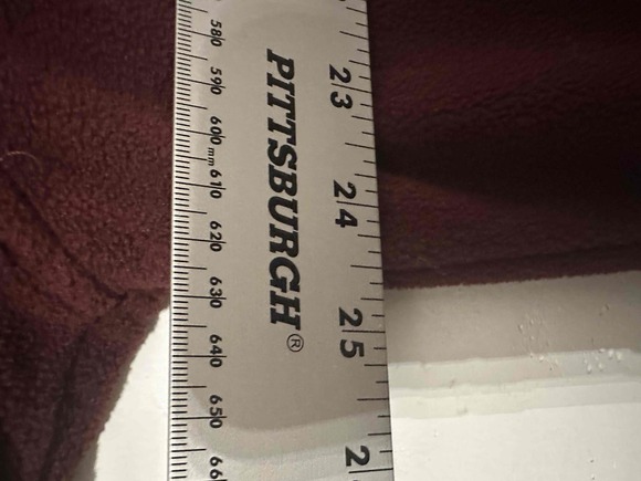 Aeropostale Pullover Unisex Size 2XL Black Red Colorblock Fleece - Picture 9 of 11